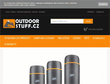 Tablet Screenshot of outdoorstuff.cz